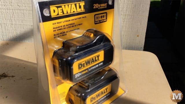 20V DeWalt batteries