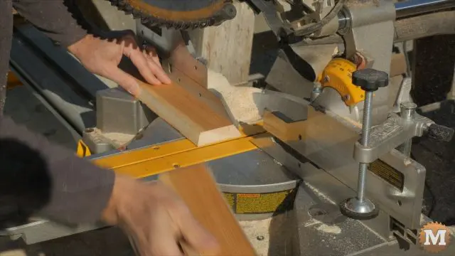 angle cuts on the miter saw