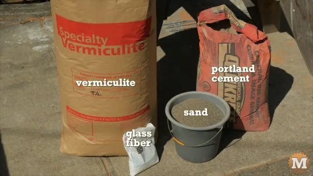 Ingredients for Vermiculite Lightweight Concrete Mix