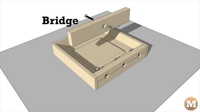 Animated assembly of the outdoor concrete and red cedar garden bench