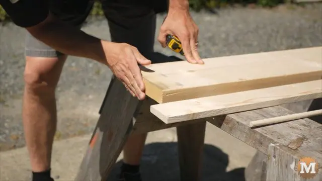 Selecting lumber to build concrete forms