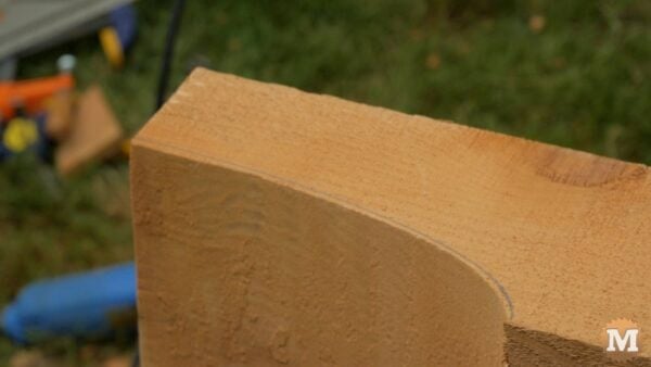 I flipped the beam over after the cut. Saw followed very closely I flipped the beam over after the cut. Saw followed very closely