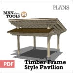 Post and Beam Pavilion - Digital Plan
