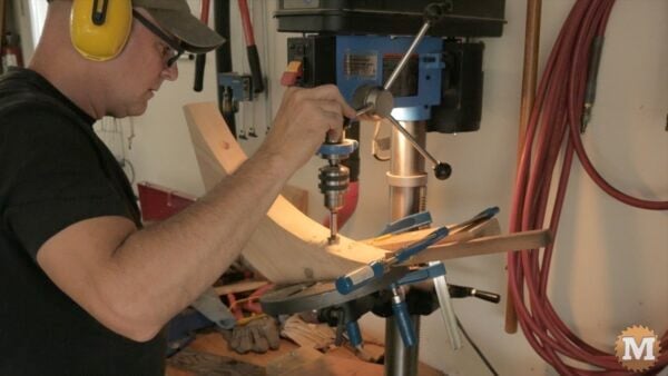 Countersinking on the table saw with a forstner bit Countersinking on the table saw with a forstner bit