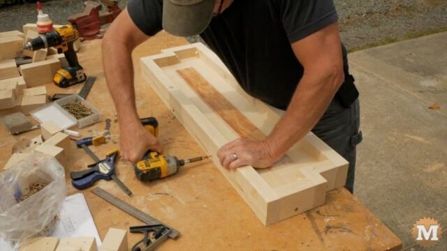 Test fit all parts by assembling the form