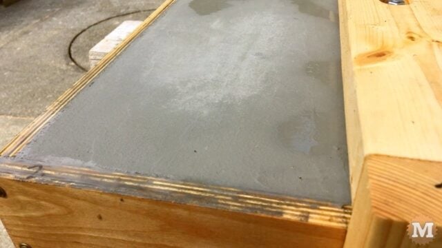 CSA concrete solidifies fast!