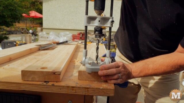 using a drill guide