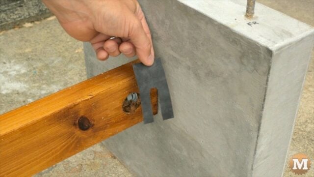 rubber gaskets from an tire inner tube make the wood last longer