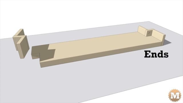 Sketchup animation of concrete panel mold parts