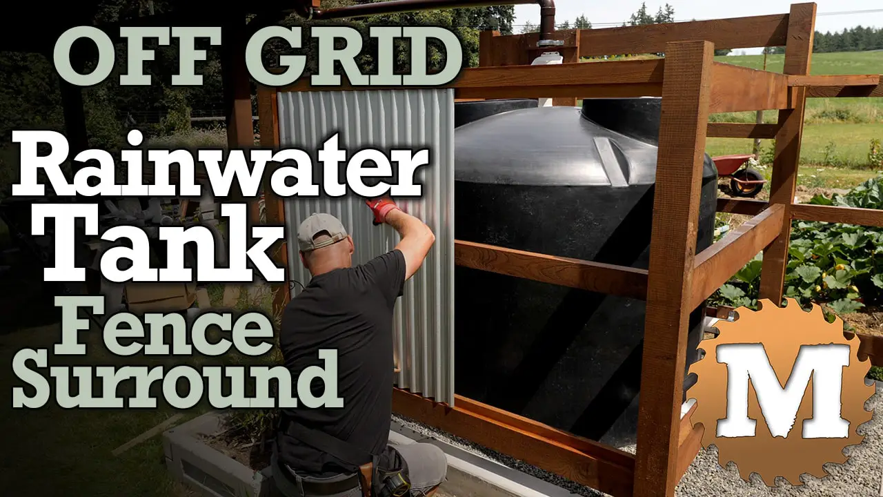 Off Grid Rainwater Harvesting tank Part 2 V2