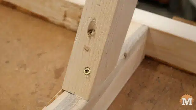 Adding one additional screw to the brace