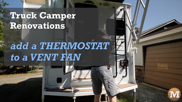 RV Camper Fan Vent Thermostat 00