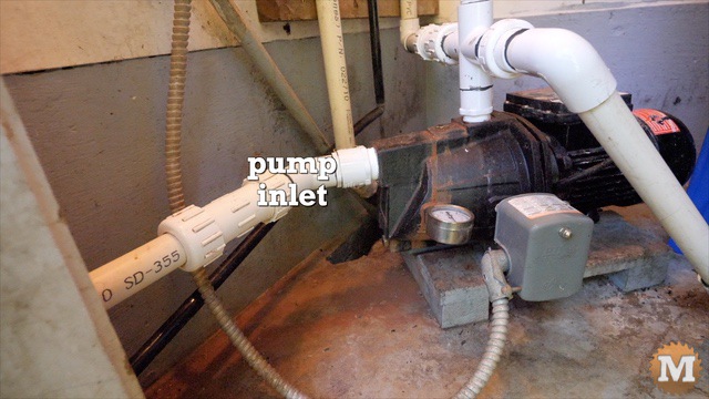 Shallow well pump setup - 1.25" pump inlet