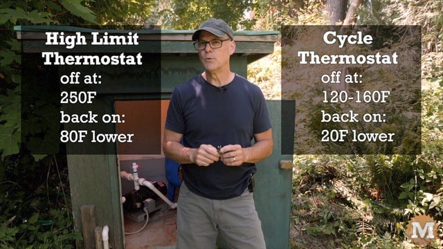 Comparison of the Cycle Dryer Thermostat to the High Limit Thermostat