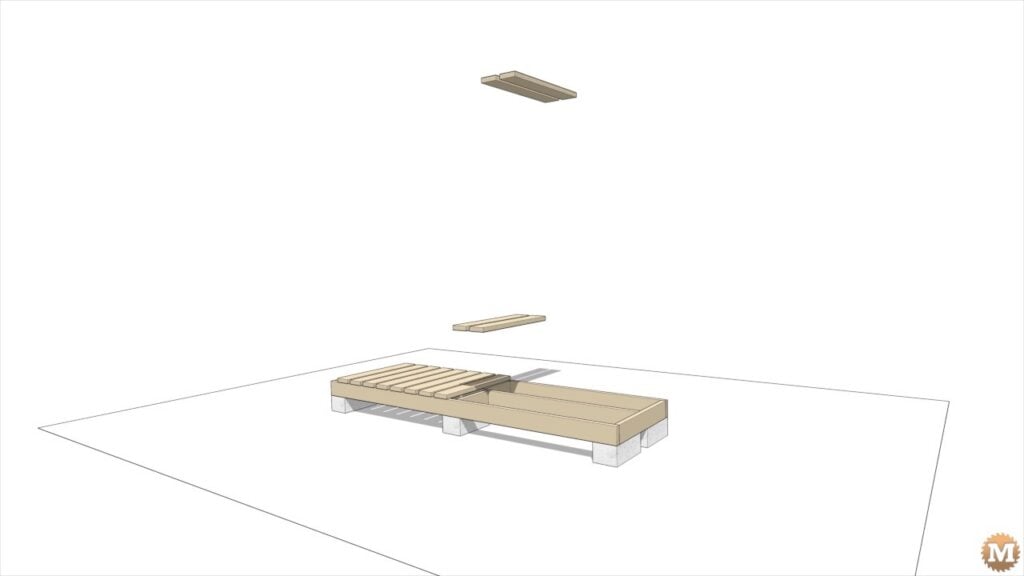Sketchup 3D animation of a simple firewood drying shed