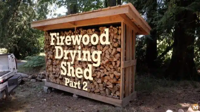 Firewood Drying Shed Part 2