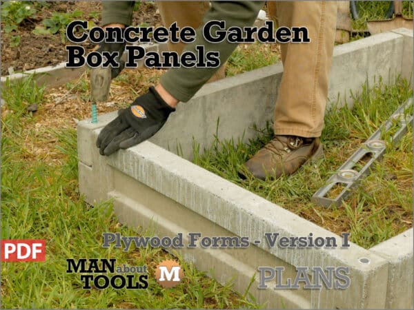 concrete garden bed molds 12 lettering