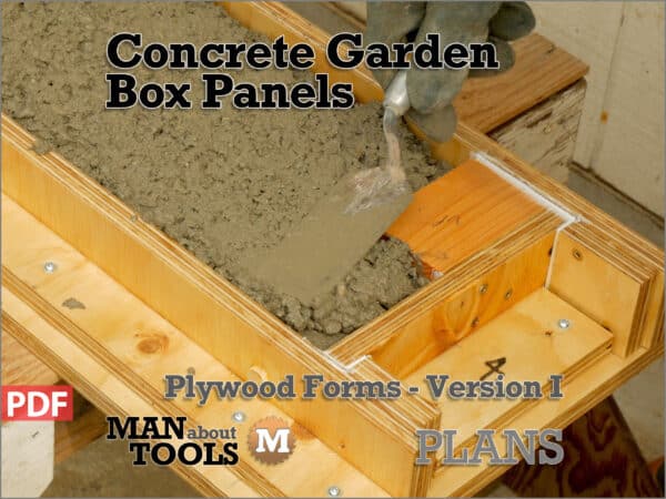 concrete garden bed molds 6 lettering