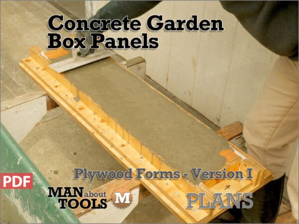 concrete garden bed molds 7 lettering