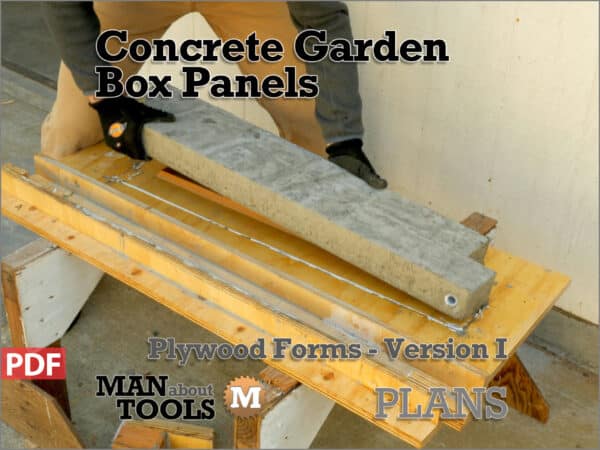 concrete garden bed molds 8 lettering