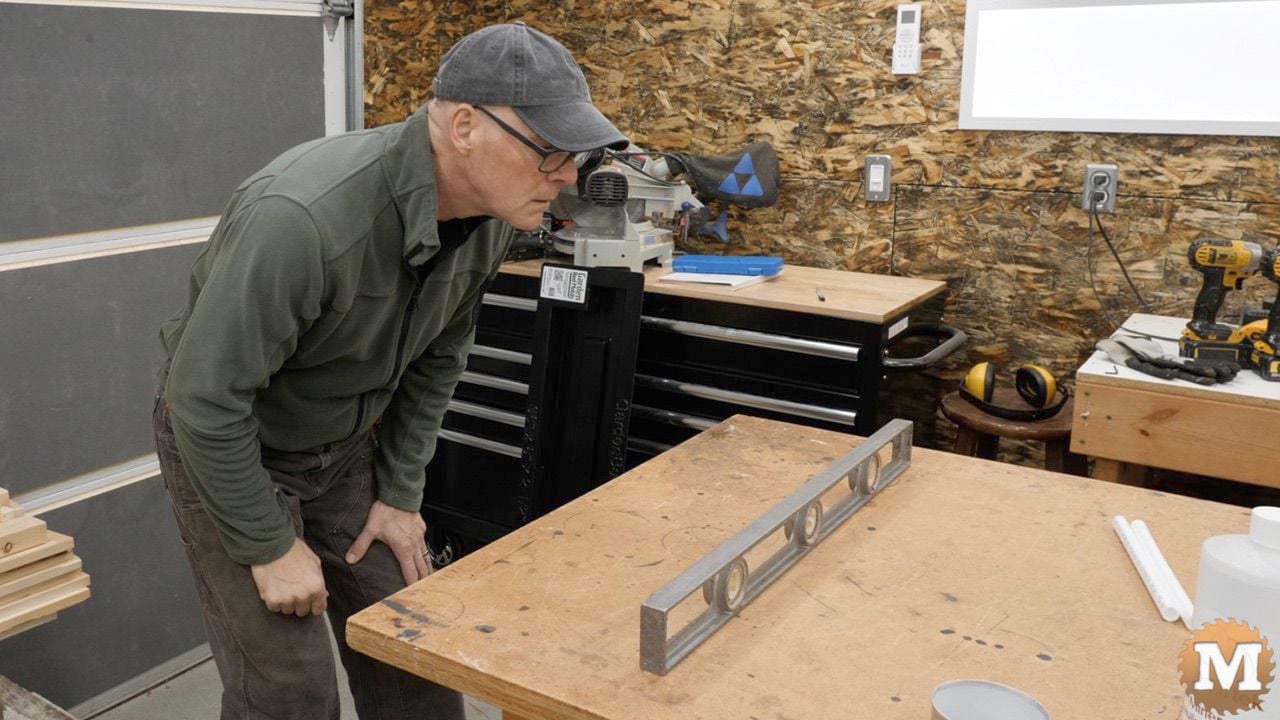 check that the workbench is level