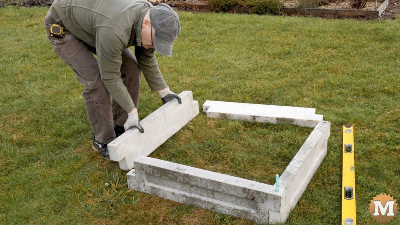 setting the third panel into place