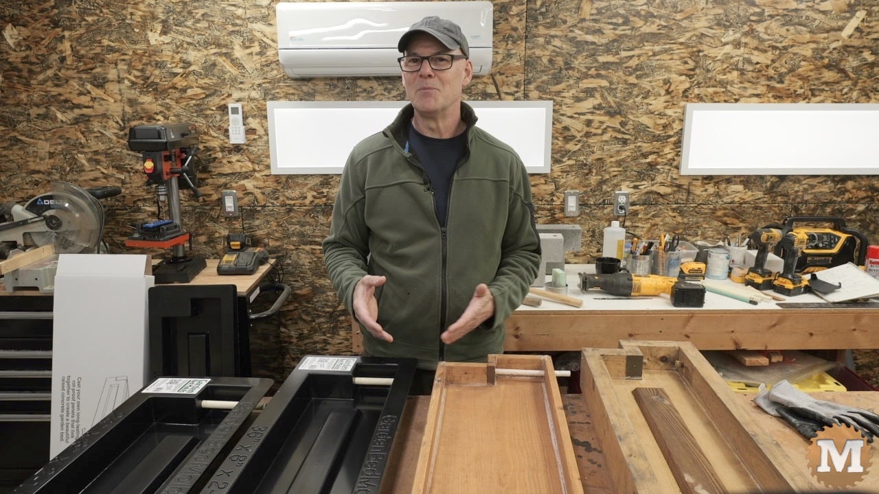 Kent introducing the new plastic molds