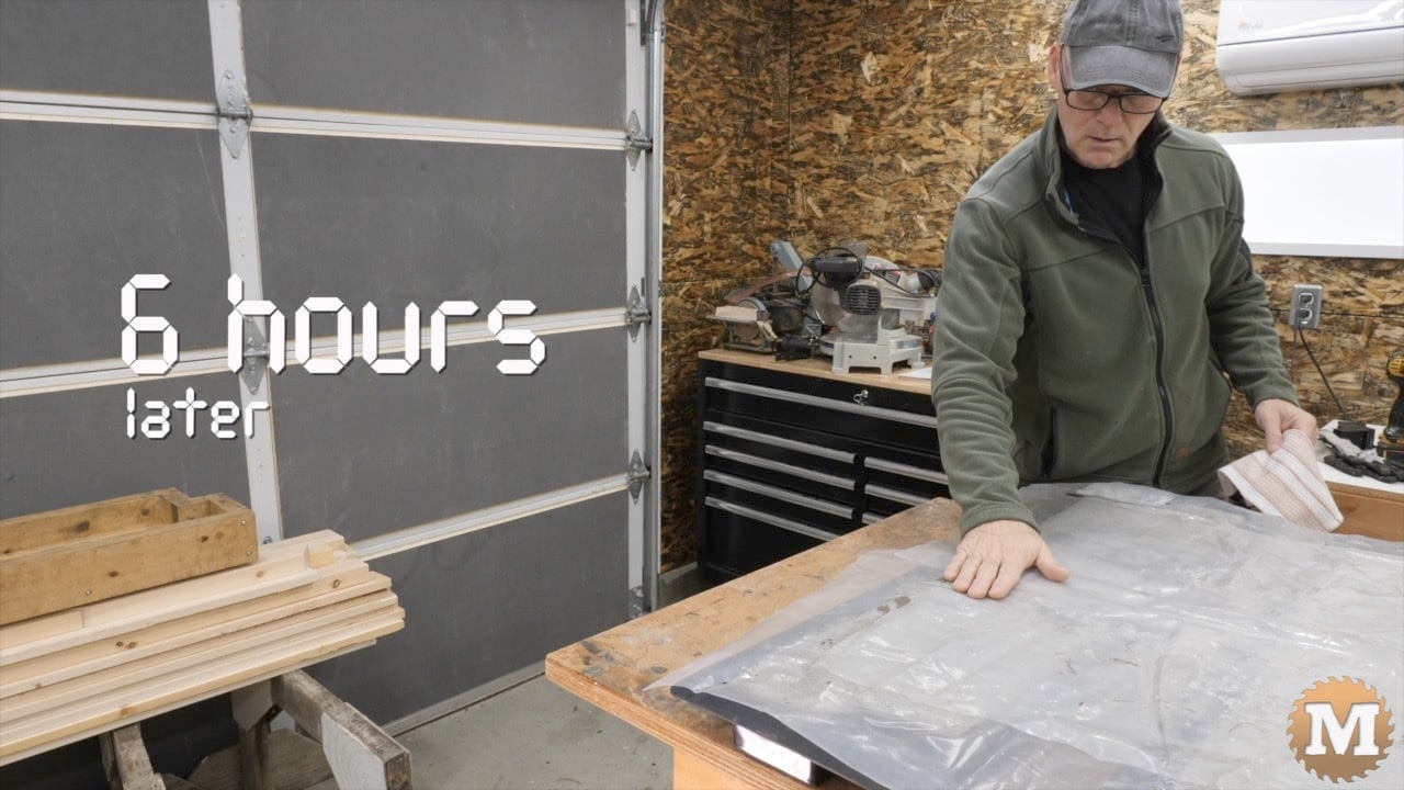 the concrete was covered for 6 hours