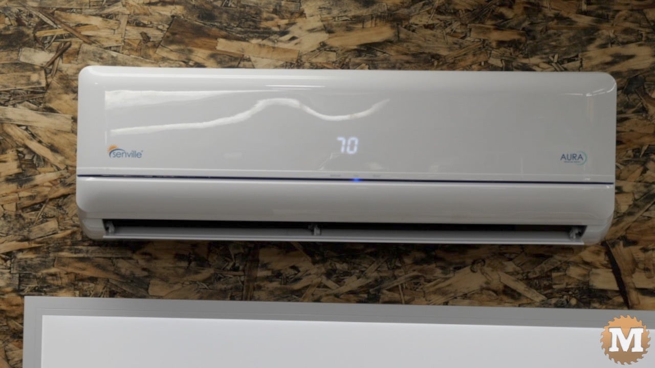 keeping my workshop at 70 degrees to aid in the concrete solidifying and curing