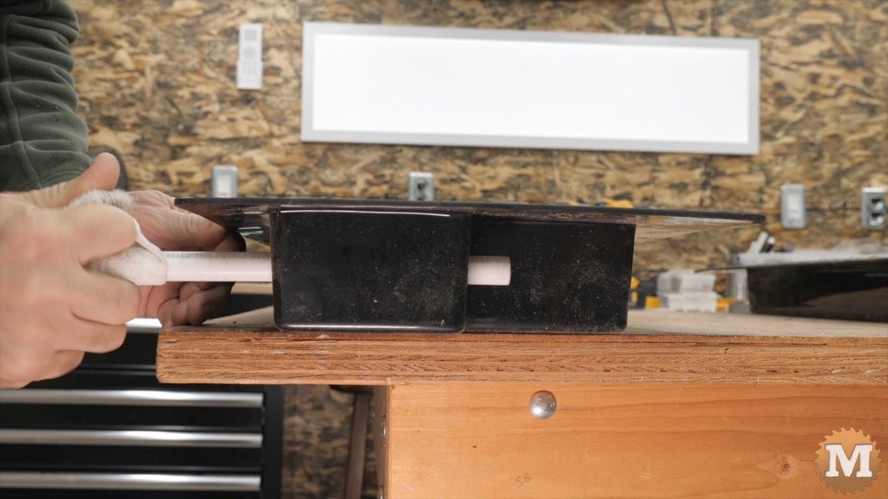 pipes are pulled free from the casting