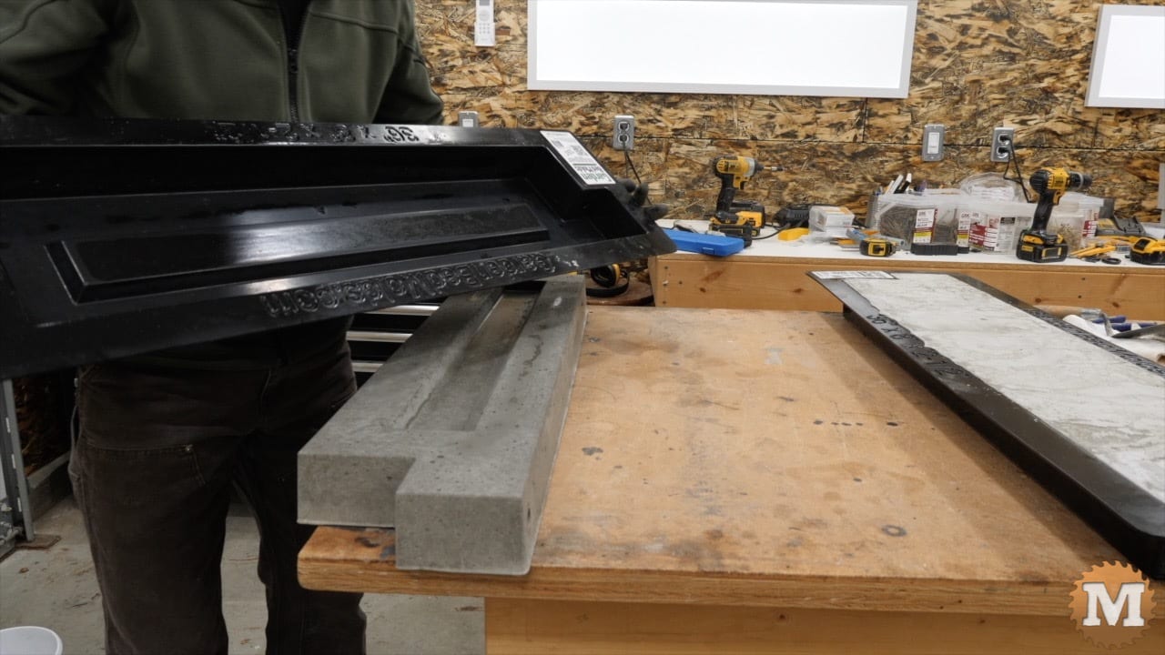 a good concrete casting will come out of the mold cleanly