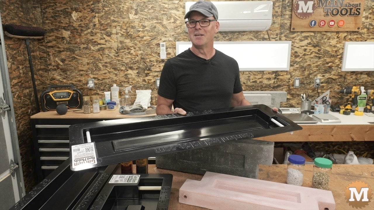 Kent with new thin concrete mold