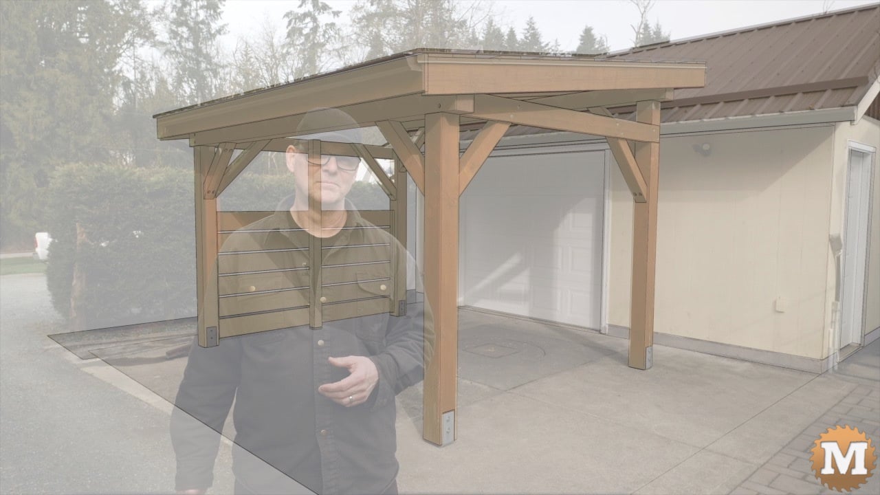 A mix of actual and animation of a pavilion