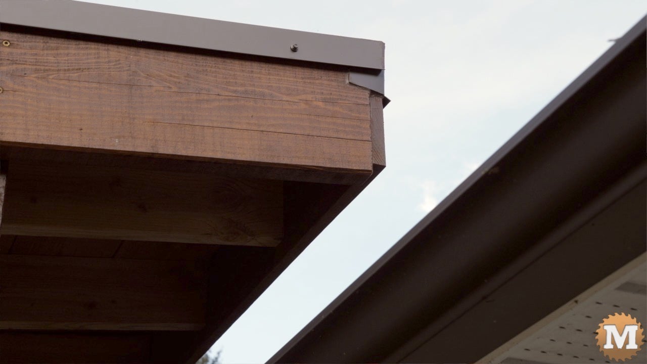 a corner of a building