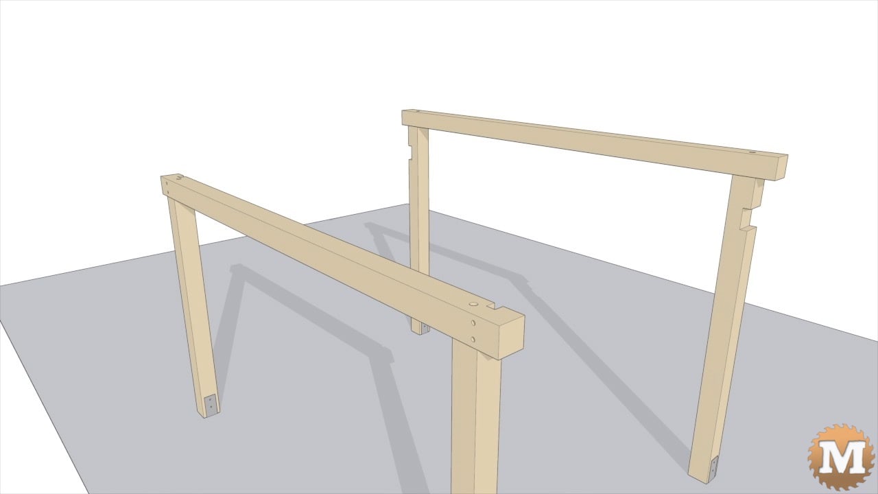 Lean To Pavilion Animation 003