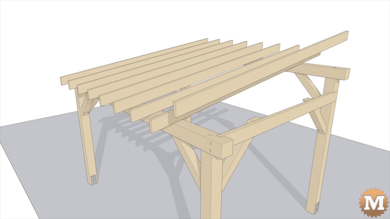 Lean To Pavilion Animation 006