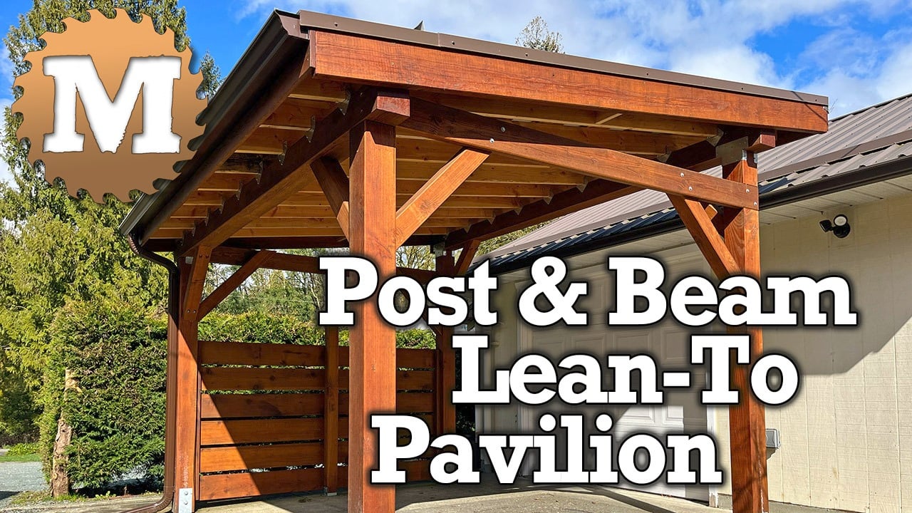 a wooden structure with a roof