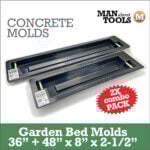 Garden Bed Mold - 36" + 48" LONG PRO PACK