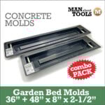 Garden Bed Mold - 36" + 48" LONG STARTER PACK