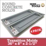 Transition Garden Bed Mold - 36" 4-PACK