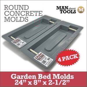 ROUND MOLD 24inch x 2.5 4 pack woo1