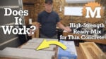 YouTube Thumbnail Thin 6000psi Concrete Casting Gardening V1