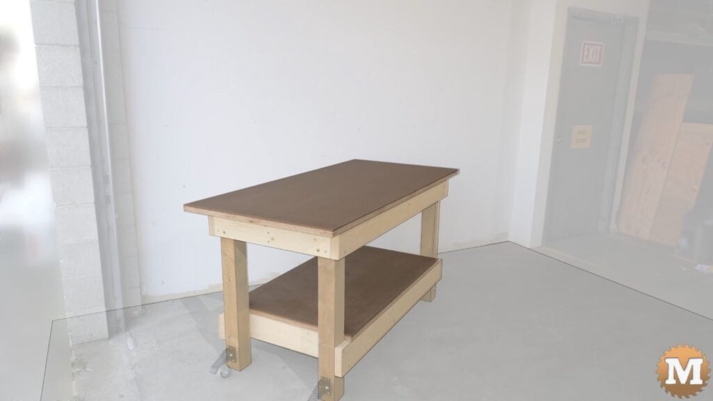 a computer rendering of a workbench